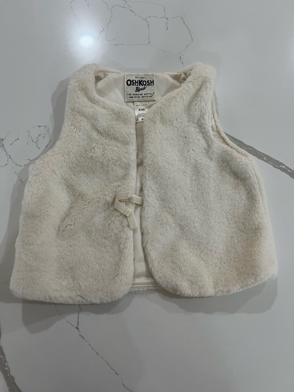 Size 4 OshKosh Fur Vest